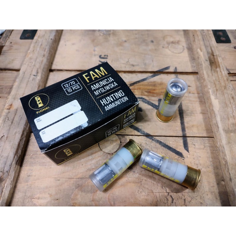 Kulowy 12/70 Orginal DZIK Brenneke FAM PIONKI – test na strzelnicy i w terenie