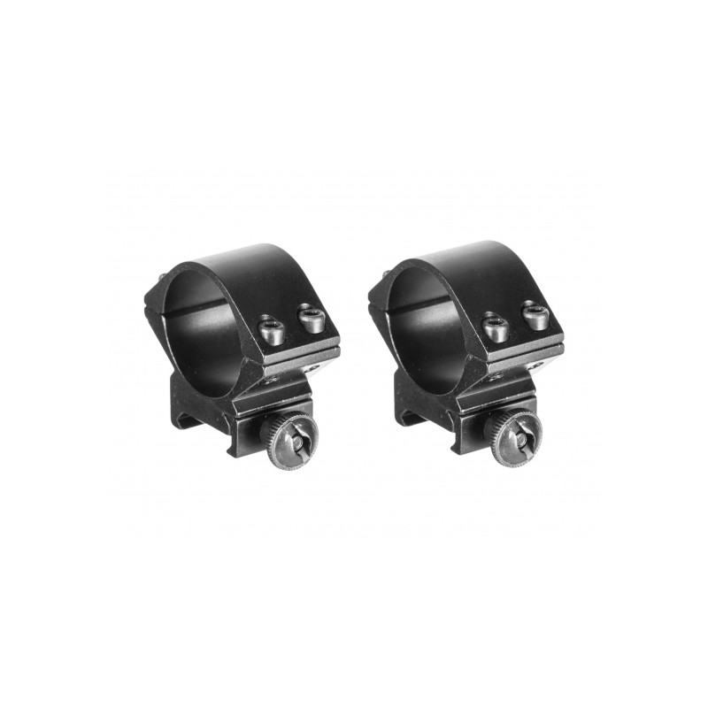 Montaż niski dwuczęściowy 30 mm, szyna 22 do wiatrówki — technika bez kompromisów