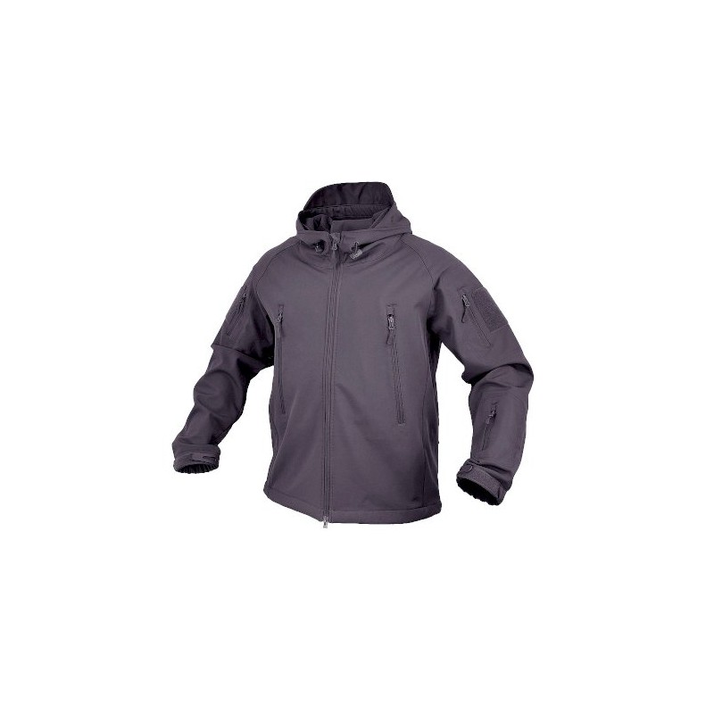 Softshell Falcon kurtka taktyczna – kolor szary: 6 kieszeni, test w terenie