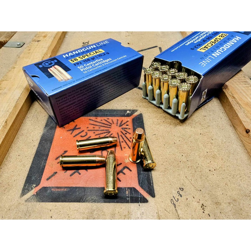 Kal. 38 Special FMJ PPU Partizan w treningu rewolwerowym: 10,2 g, realna wartość