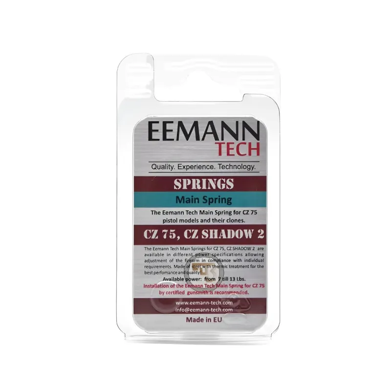 Sprężyny do pistoletów CZ 75 oraz CZ SHADOW 2 – precyzja i niezawodność w praktyce torowej i obronnej