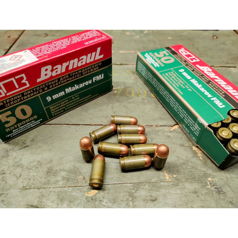 Kal. 9×18 Makarow FMJ BARNAUL – historia, praktyka i balistyka dla strzelca