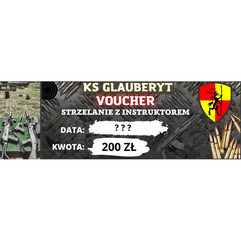 VOUCHER Strzelanie z Instruktorem 200zł – pierwszy krok do świadomego strzelectwa