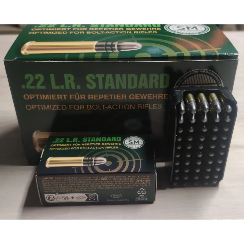 Precyzja 22LR w praktyce: Amunicja STANDARD SM/RWS kal. 22LR, bocznego zapłonu – test i zastosowania