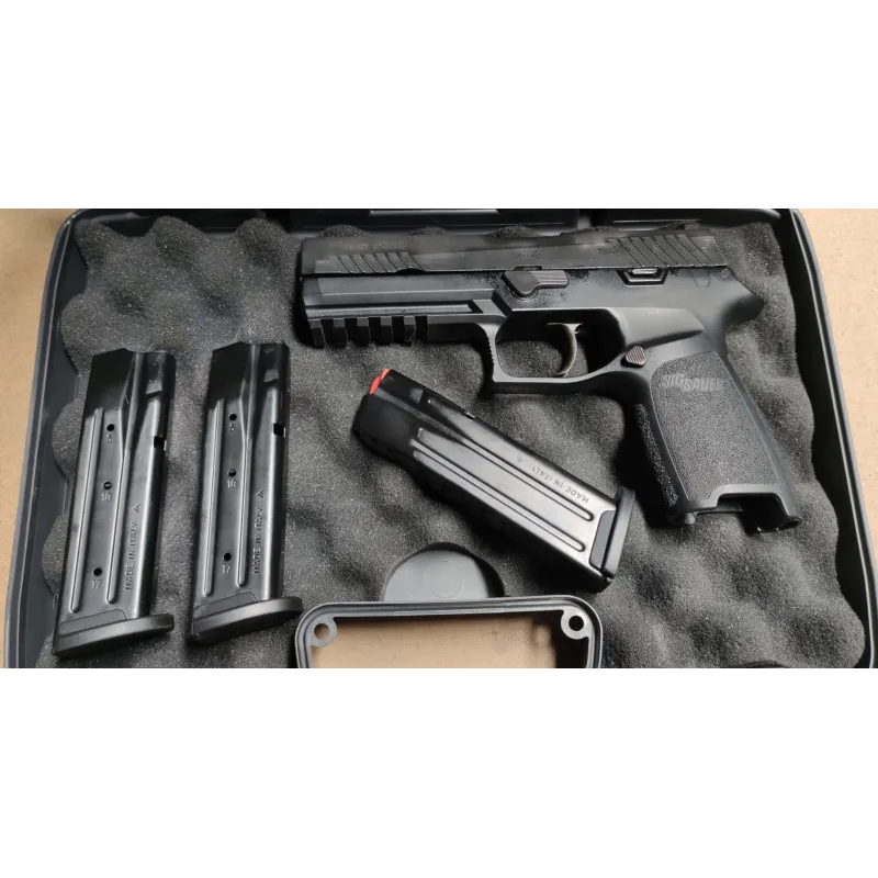Pistolet SIG SAUER P 320F-9-B: modularny full-size 9×19 z FCU w praktyce