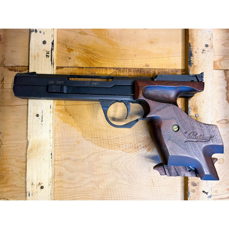 Pistolet Baikał IŻ-34M kaliber .22 Short – używany: sportowa precyzja i charakter